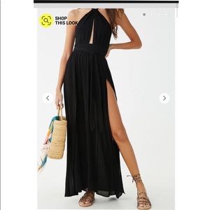 Cutout M-Slit Maxi Dress